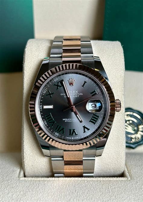 rolex datejust wimbledon gold|rolex datejust 41 oystersteel.